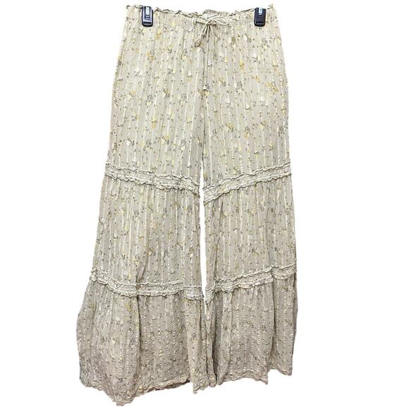 Free People Emmaline Tiered Pull On Pants Size Small - Picture 2 of 12